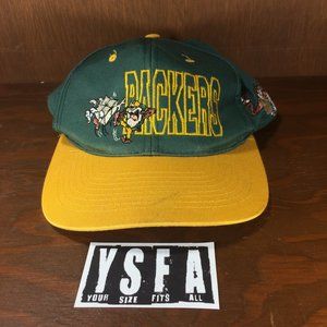 VTG 1993 Green Bay Packers Taz Looney Tunes Hat